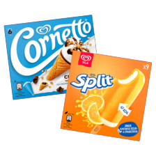 Ola waterijs of cornetto